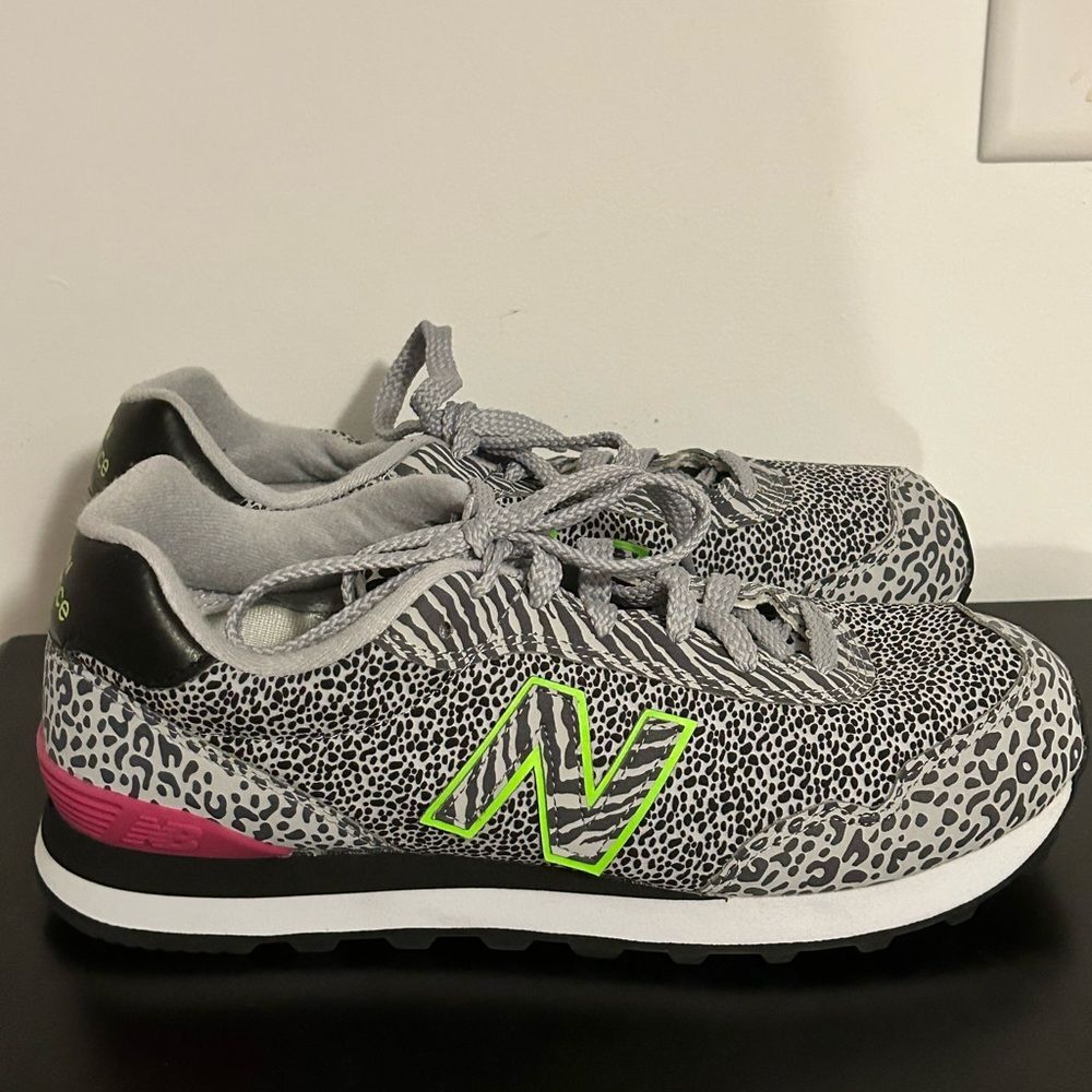 New Balance Gray and Pink Athletic Shoes